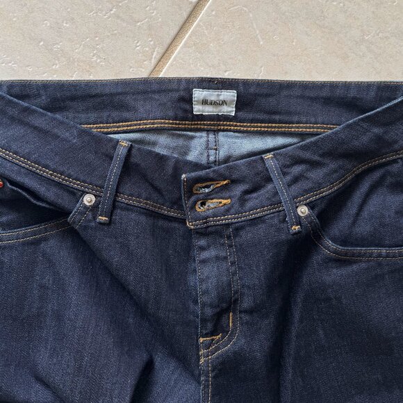 Hudson Straight Leg Dark Wash Size 31 - Picture 1 of 6
